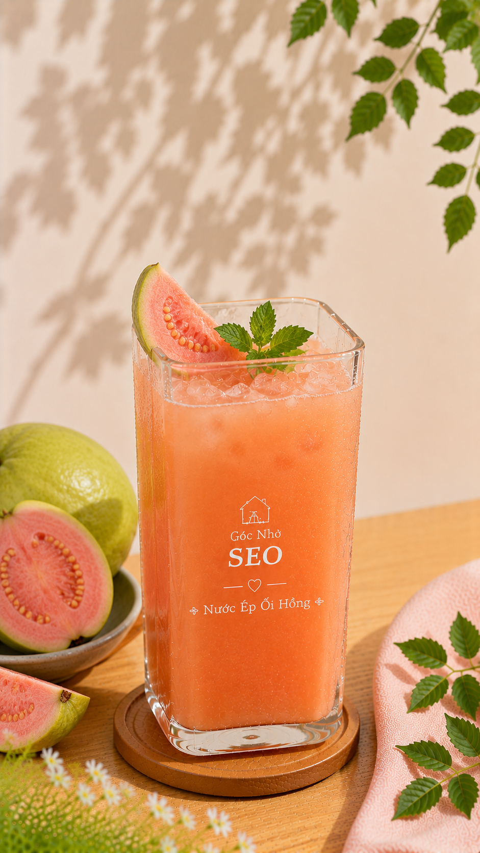 Nước ép ổi hồng